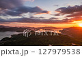 Sunset timelapse as seen from Takamiyama Observatory, Onomichi City, Hiroshima Prefecture 127979538