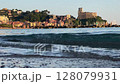 Scenic View of Lerici Castle and Waterfront Activity 128079931