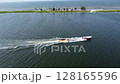 Aerial views of coast line under the sky 128165596