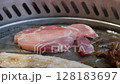 BBQ hot pan korean meat and grill restaurant. 128183697