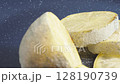 Sliced lemons spoiled 128190739
