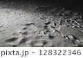 White snow falling shine background texture at night moon light 128322346