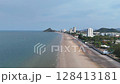 Coastal zone with tropical vegetation 128413181