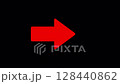 Red arrow right direction loop animation 128440862