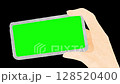 Hand holding a smartphone Smartphone screen Hand-drawn animation 128520400
