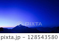 Sunset and starry sky at Mount Tsurugi 128543580