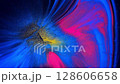 This artwork features abstract colorful light swirls that beautifully blend shades of blue and pink 128606658