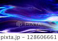 A Vibrant Abstract Flow of Light and Color in Beautiful Purple Tones Creating Atmosphere 128606661
