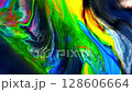 Vibrant and Abstract Colorful Flowing Digital Artwork that Captivates and Inspires the Viewer 128606664