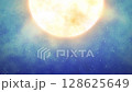 月亮和夜晚的天空運動循環背景圖形素材 128625649