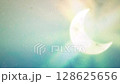 新月和夜空運動循環背景圖形素材 128625656