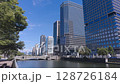 Osaka Nakanoshima Yodoyabashi Time Laps 128726184