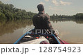 Canoe tour on a river 128754923