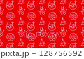 Christmas illustration pattern background seamless loop animation 128756592
