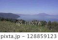 廻城跡から見る桜島の風景（霧島市） 128859123
