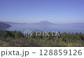 廻城跡から見る桜島の風景（霧島市） 128859126