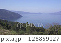 廻城跡から見る海岸線の風景 128859127