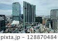 Shibuya, Tokyo, high rise buildings and cityscape at midday 128870484