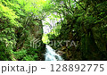 Norimasa Falls surrounded by greenery in summer 128892775
