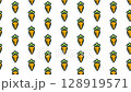 Rabbit and carrot pattern loop animation 128919571