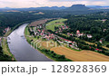 Saxon Switzerland view from above. 128928369