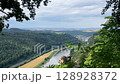 Saxon Switzerland view from above. 128928372