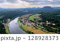 Saxon Switzerland view from above. 128928373