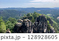 Saxon Switzerland view from above. 128928605