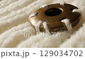 Luxurious Soft Textured Blanket Perfect for Creating a Cozy and Comfortable Atmosphere 129034702