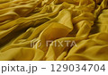 Abstract tenderness yellow peach silk background luxury wave cloth satin pastel color fabric 129034704