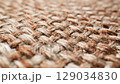Stunning Closeup Shots of Beautifully Woven Fabric Featuring Rich Brown Threads, kitchen furniture 129034830
