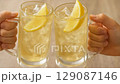 A toast with high ball 129087146