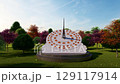 sundials and compasses record the changes of the 24 solar terms 129117914