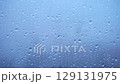 Raindrops Condensation on Window Glass 129131975