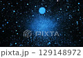 Blue particle explosion 129148972