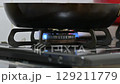 Fire at the stove 129211779