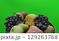 Rotating Fruits Basket Green Screen Chroma Key 129263768