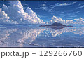 ウユニ塩湖のアニメーション 129266760