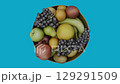 Fruits Basket Blue Screen Chroma Key 129291509