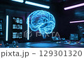 Image of a spinning brain 129301320