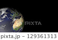 月球繞地球運行的 3D 動畫 129361313