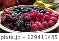Image of fresh mixed berries 129411485