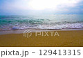 Waves on the shore of the eastern sea in South Korea 129413315