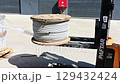 Istanbul, Turkey - 08.09.2025 Low voltage cable installation process 129432424