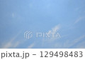 Time lapse of cirrus clouds moving through the blue sky 129498483