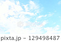 Clouds flowing in the blue sky time lapse 129498487