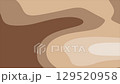 Fluid waves background, flat paper cut design 129520958