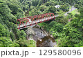 養老渓谷の宝衛橋を空撮した動画 129580096