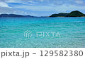 從古座間味海灘眺望渡嘉敷島 129582380