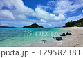 從古座間味海灘眺望渡嘉敷島 129582381